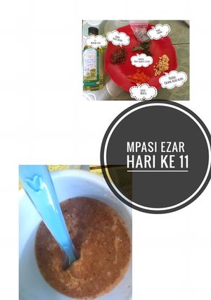 Foto resep Menu mpasi ezar hari ke 11