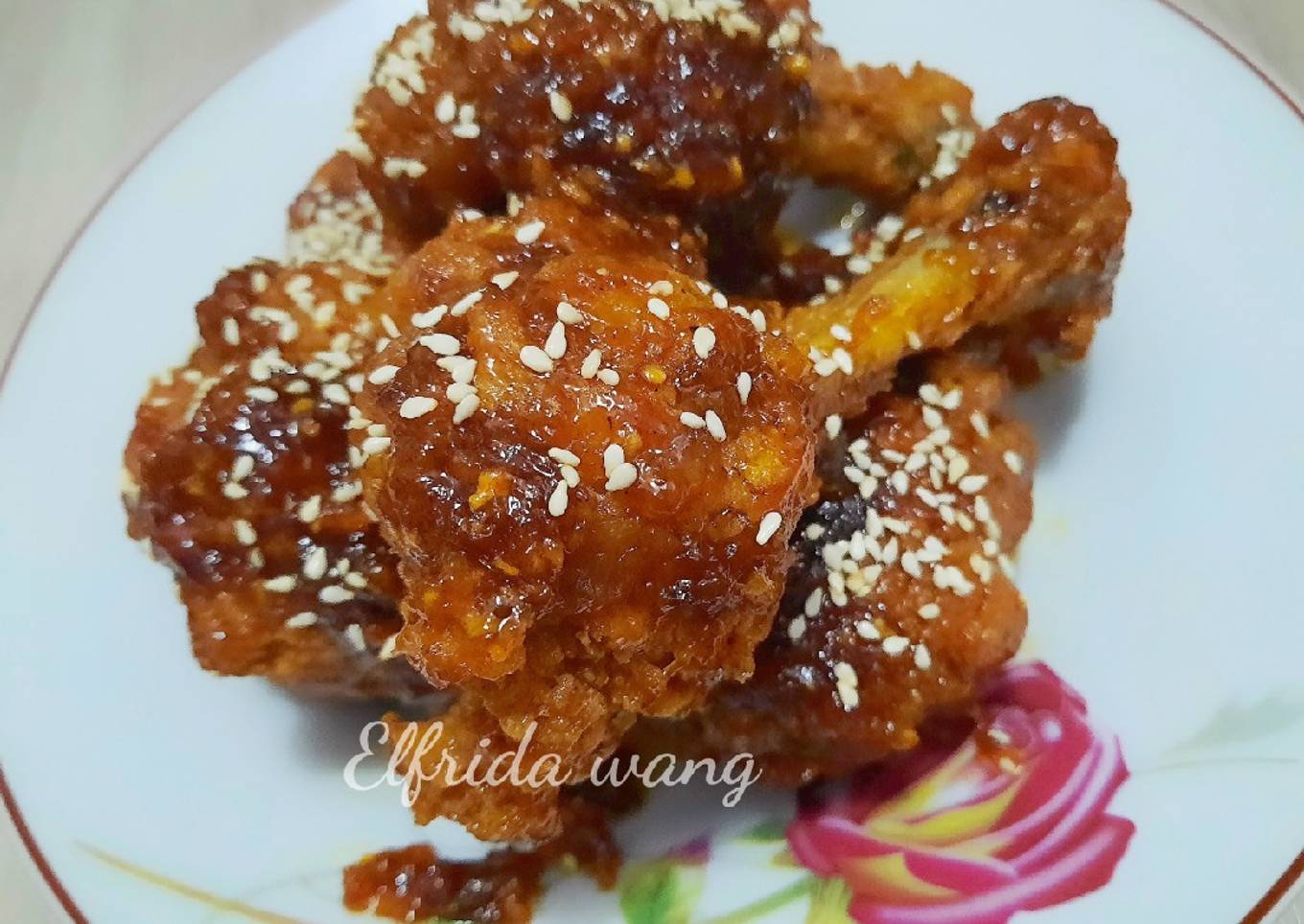 Ayam goreng pedas ala Korea