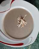 Exquisita crema de champiñones