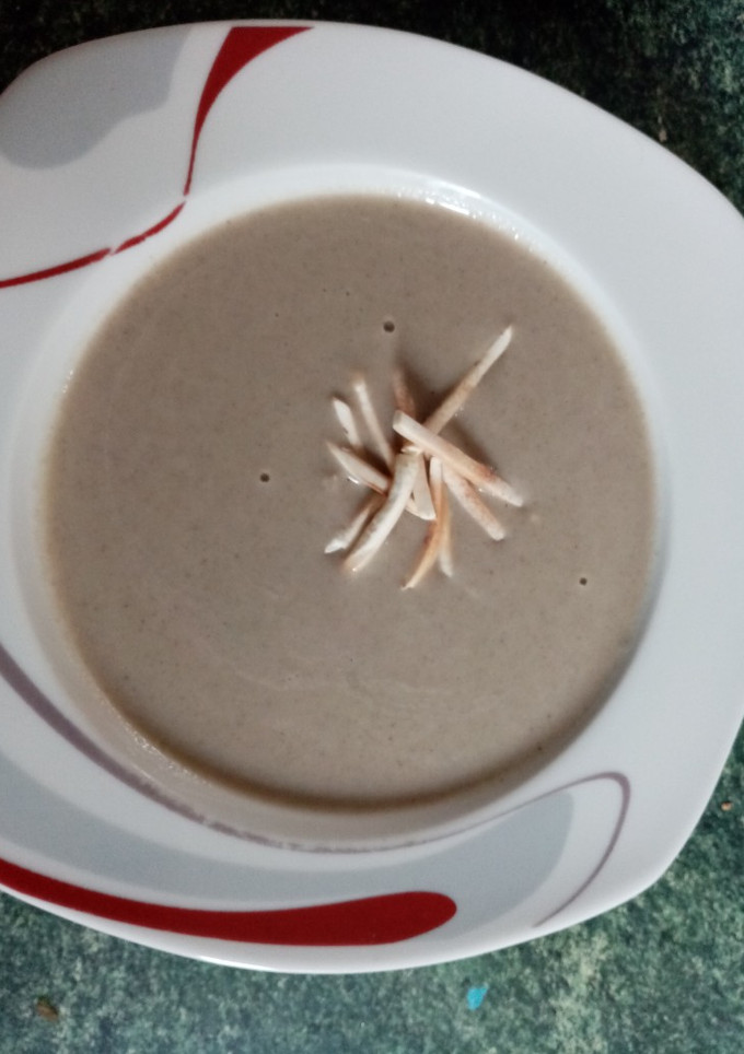 Una foto de Exquisita crema de champiñones