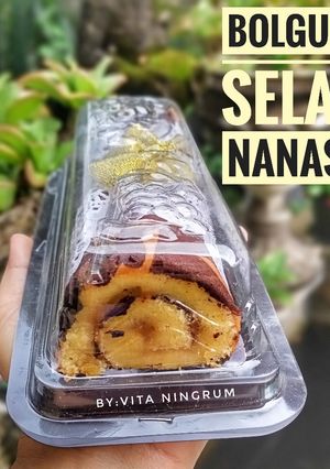 Foto resep Bolu Gulung selai nanas