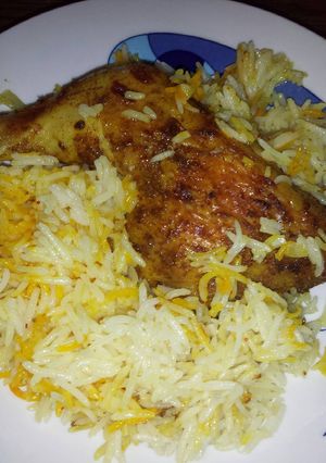 صورة لوصفة مندي بالدجاج طعم روووعة خياااال ☺☺😋😋😋😋