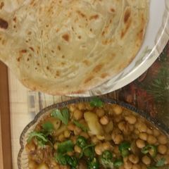 Lacha paratha A picture of Lacha paratha.