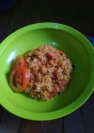 Foto resep "Nasi Goreng Sosis & Wortel"