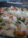 Tejszínes Surimi és Kagyló