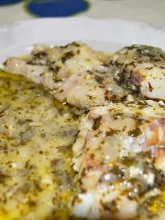 Una foto de Merluza en salsa verde
