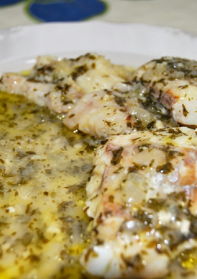 Una foto de Merluza en salsa verde