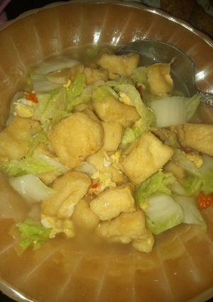 Foto resep Sayur sawi putih tahu