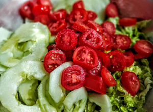 Una foto de ENSALADA🥗para Pizza🍕 Armenia...!