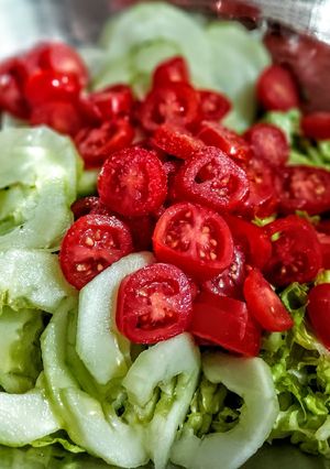 Una foto de ENSALADA🥗para Pizza🍕 Armenia...!