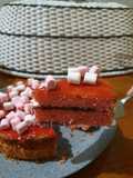Bolu Putih Telur Strawberry Nutella