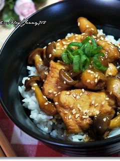 【好菇多多】照燒菇菇雞肉丼 的食譜成品照片