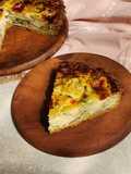 🍄🍄‍🟫🥦Tarta de brócoli y champiñones con masa de polenta #singluten 🥦🍄‍🟫🍄