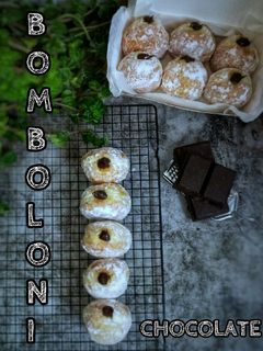 Foto resep Bomboloni with Chocolate Filling