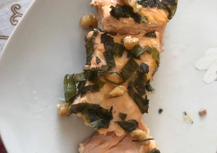 Salmão no forno ao molho de laranja - Tudogosreceitas