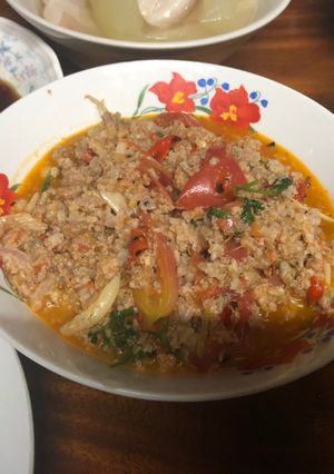 รูปของ น้ำพริกหมู(สูตรแม่ตัวเอง) ง่ายมากๆ