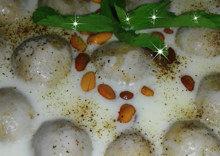 الكبه اللبنيه...مع الارز بالزعفران