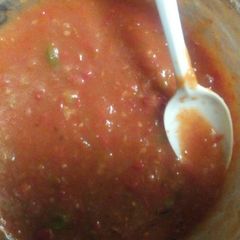 A picture of Tomato curry.