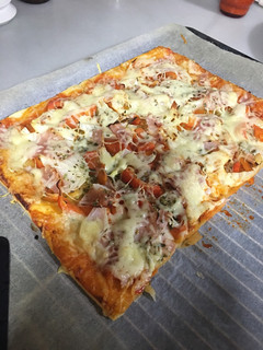 Una foto de Hojaldre de pizza