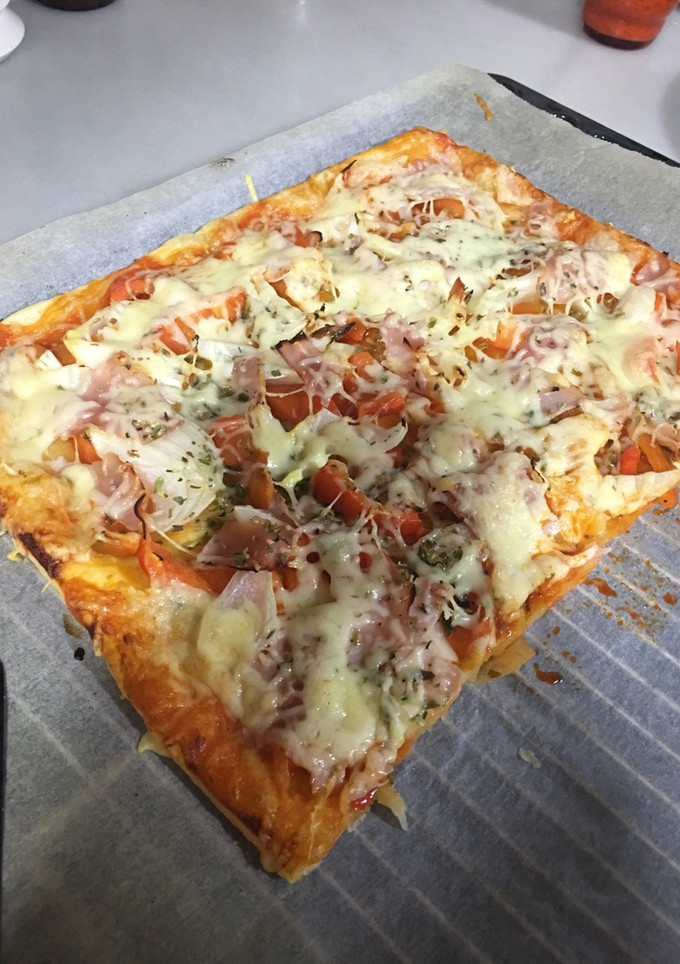Una foto de Hojaldre de pizza