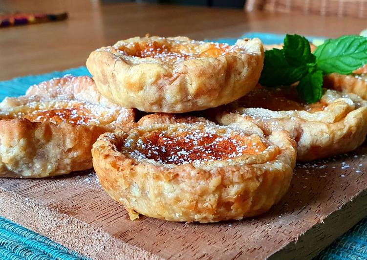 Resep 12. Pastei de Nata | Portuguese Custard Tart, Lezat