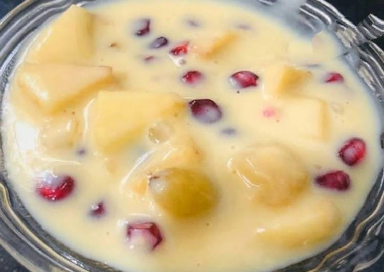 Easiest Way to Make Quick Fruit custard