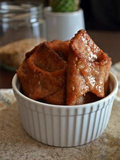 Una foto de Pestiños veganos/ versión saludable