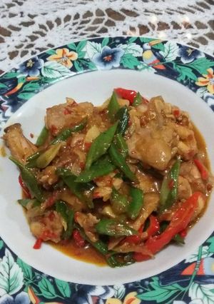 Foto resep Tumis ayam saus tiram