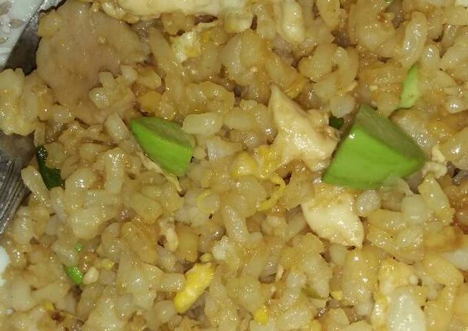 Nasi goreng with pete foto resep utama
