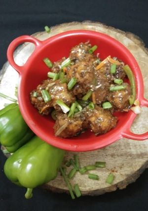 A picture of Dry Veg.Manchurian.