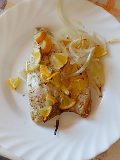 Una foto de Dorada al horno fácil
