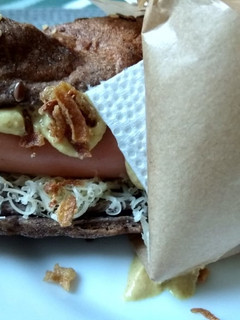 Gluténmentes hot-dog barna rizsliszt és lenmagliszt házasságából recept fotója