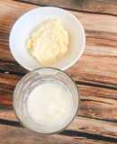 Bơ và buttermilk (homemade)