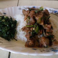 A picture of Dry fry beef.