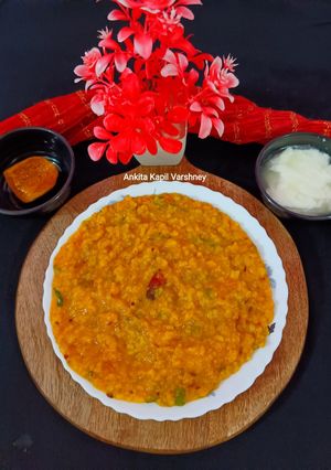 A picture of Moong Dal Khichdi.