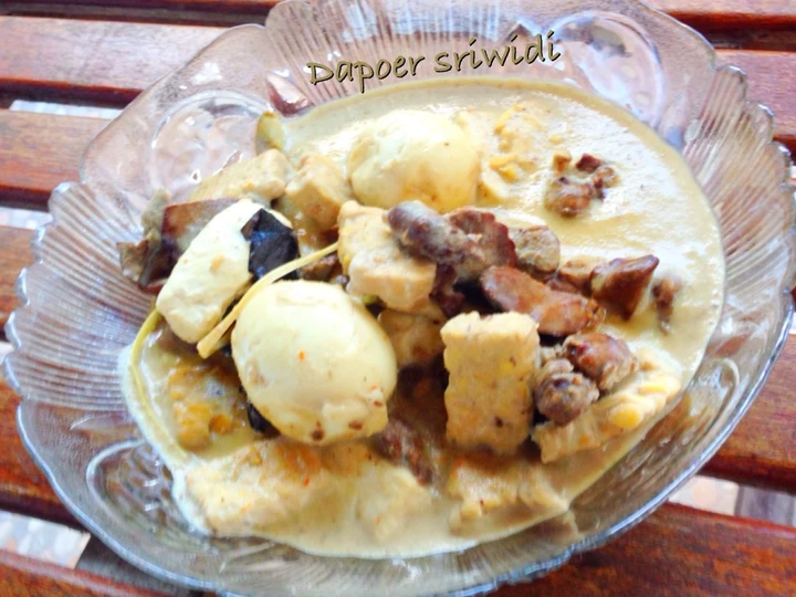 Langkah Gampang Menyiapkan Resep Terik ati ayam, tempe, tahu dan telur yang Lezat Anti Ribet, Mantap