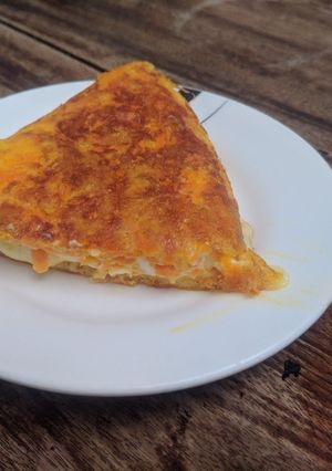 Una foto de Tortilla de zanahoria