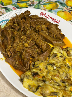 عکسی از دستور خوراک زبان گوساله