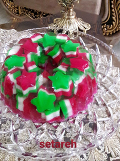 عکسی از دستور ژله ویترینی یلدا