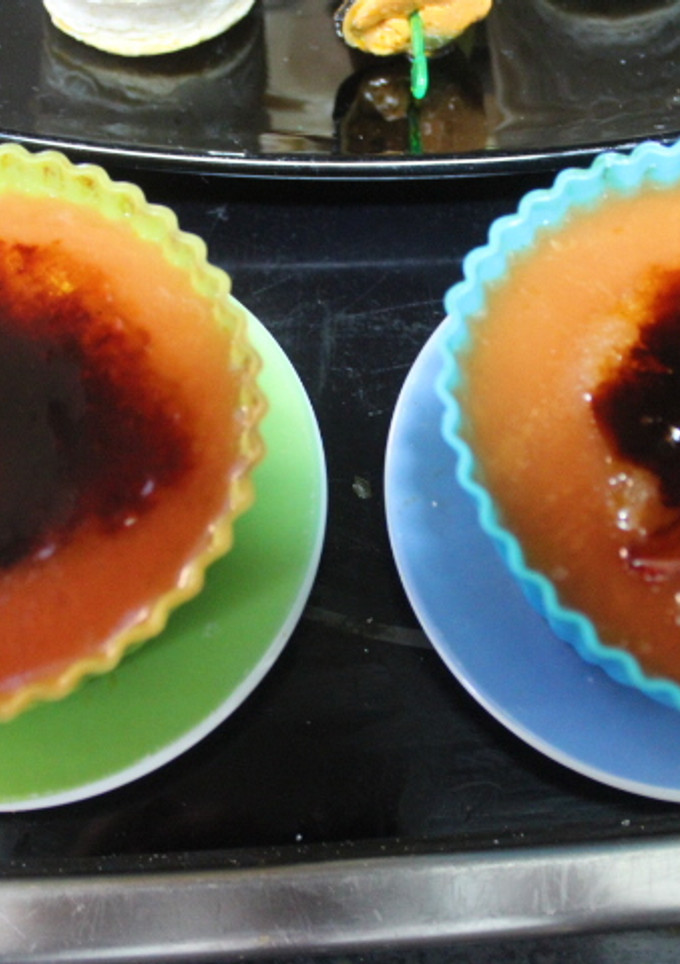 Una foto de Flan de zumo de guayaba