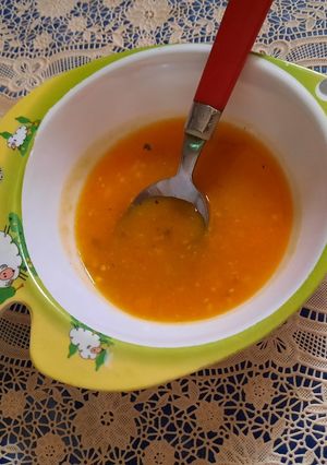 Una foto de Sopa de calabaza cremosa
