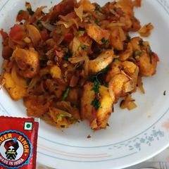 A picture of Bread upma.