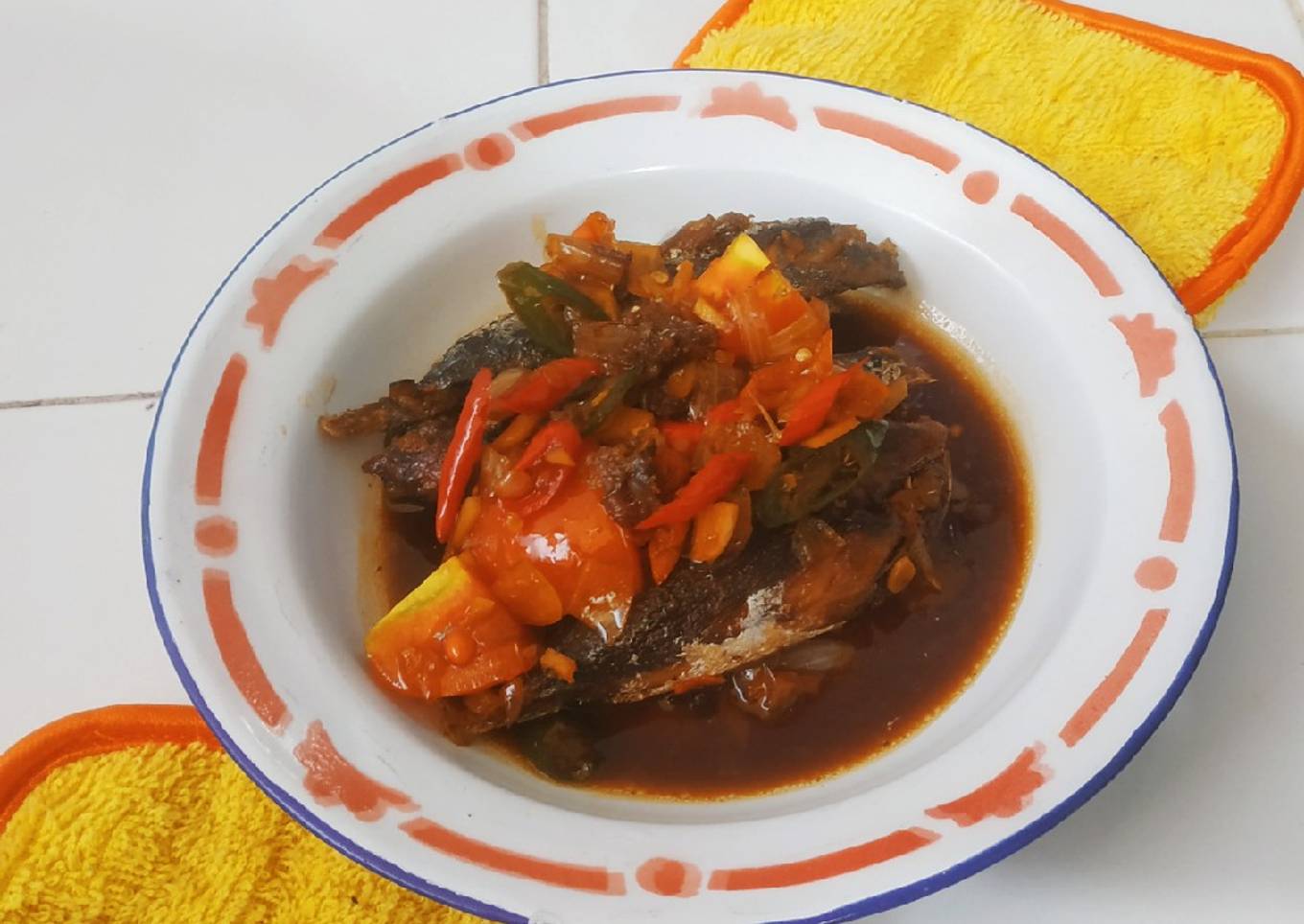 Pindang masak kecap pedas