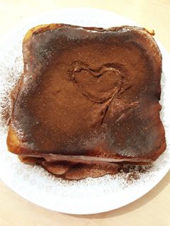 Foto resep Milo Lava Toast