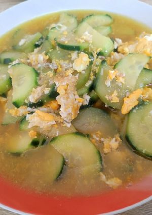Foto resep Timun Telur Kuah / Sop Timun Telur
