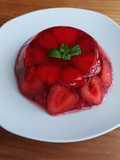 Aspic de frutillas y menta