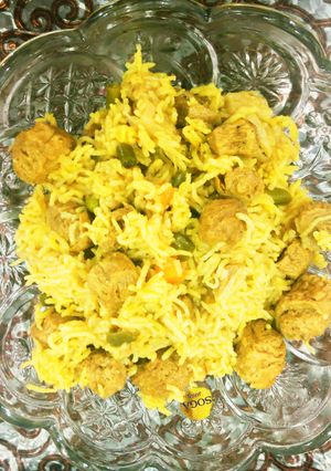 सोयाबीन पुलाव (Soyabean pulav recipe in Hindi) रेसिपी मुख्य फोटो