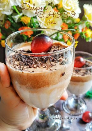 Foto resep Dalgona CHOCO ice