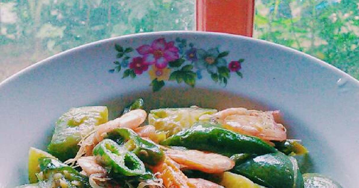  Resep  Tumis udang  lombok  ijo oleh Windrst Cookpad