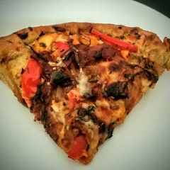 A picture of Deep Dish BBQ Chicken Pizza.